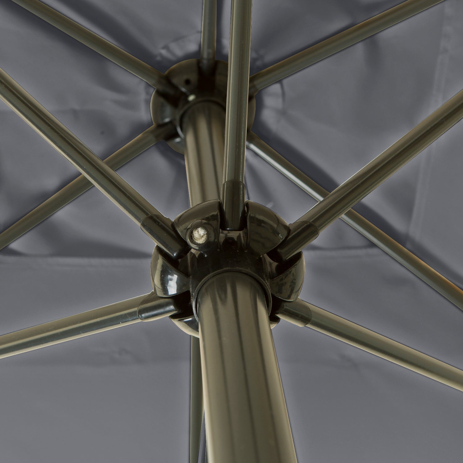 Kopu® rechthoekige parasol Bilbao 150x250 cm met voet - Grey