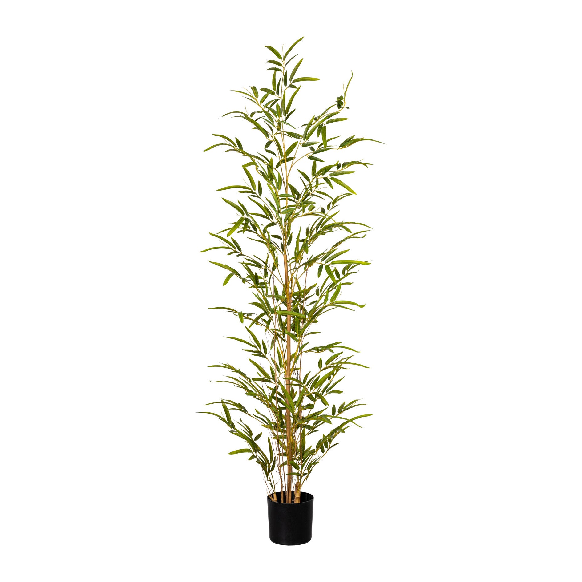 Kopu® Kunstplant Bamboe 120 cm - in zwarte pot - Nepplant